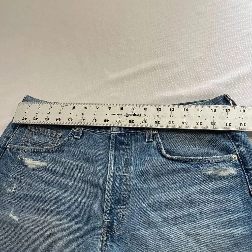 NWT Edwin Cai Short Remix Cut Off Denim Shorts Size 33 New